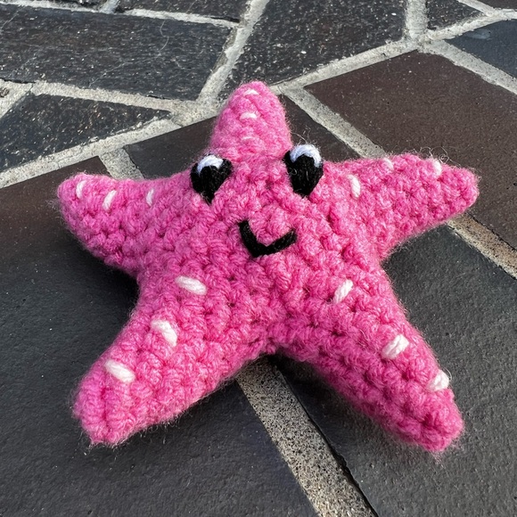 Hand Crocheted Happy Little Starfish Because You’re a Star! - Picture 6 of 6